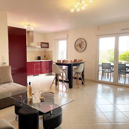 Tres Bel Appartement -Residence Avec Piscine Sur Le Toit Et Vue Panoramique Сен-Рафаель Екстер'єр фото