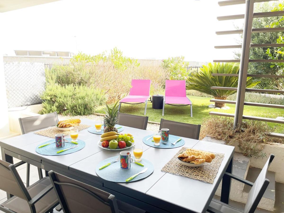 Tres Bel Appartement -Residence Avec Piscine Sur Le Toit Et Vue Panoramique Сен-Рафаель Екстер'єр фото